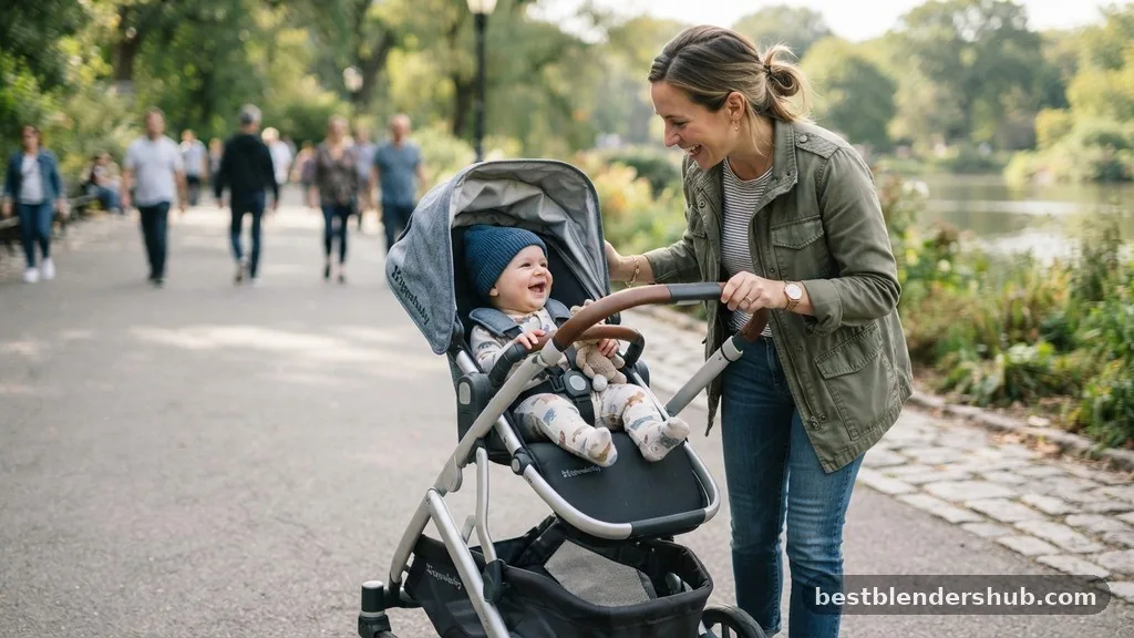 which way should baby face in stroller