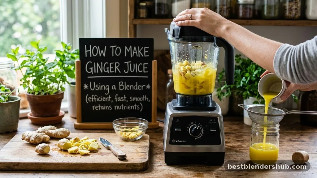 Why Use a Blender for Ginger Juice? - how to make ginger juice with a blender