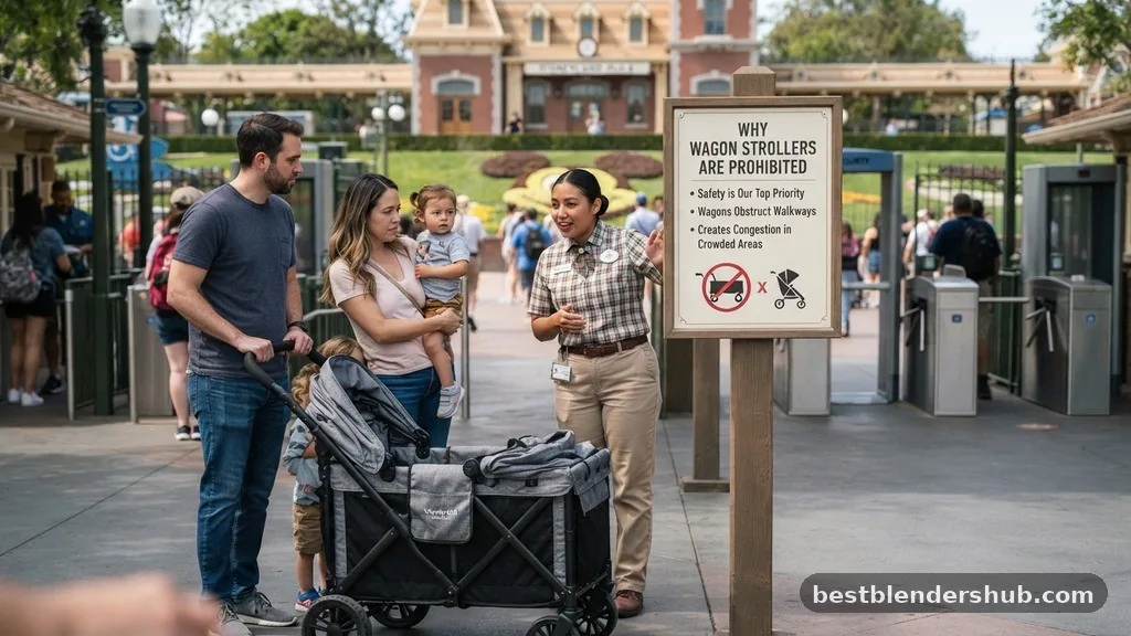 Why Wagon Strollers Are Prohibited - can you take a stroller to disneyland