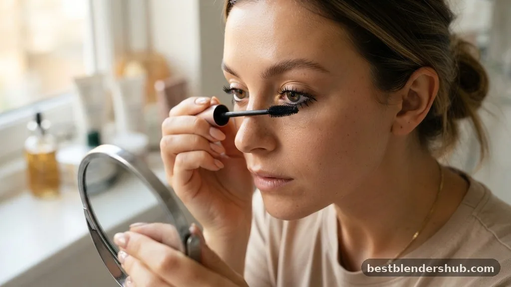 Applying to the Bottom Lash Line - how to put on mascara