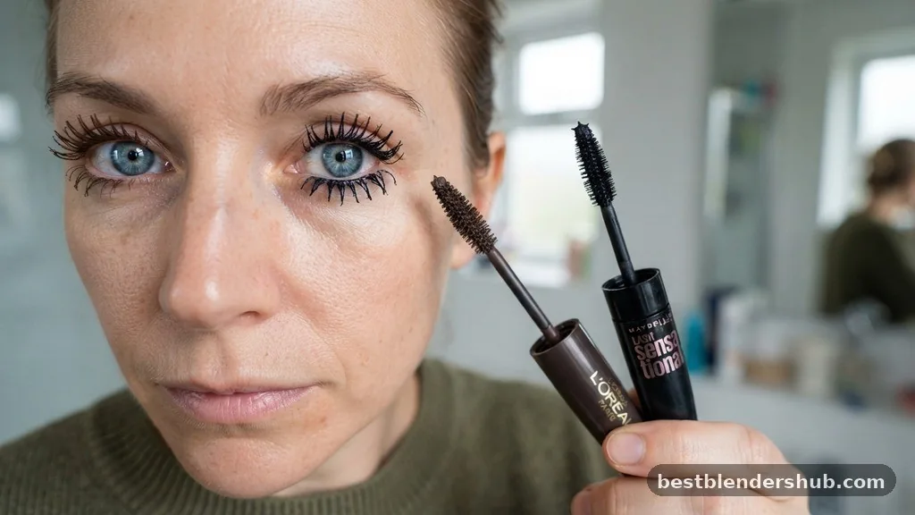 Choosing Between Dark Brown and Jet Black - what color mascara for blue eyes