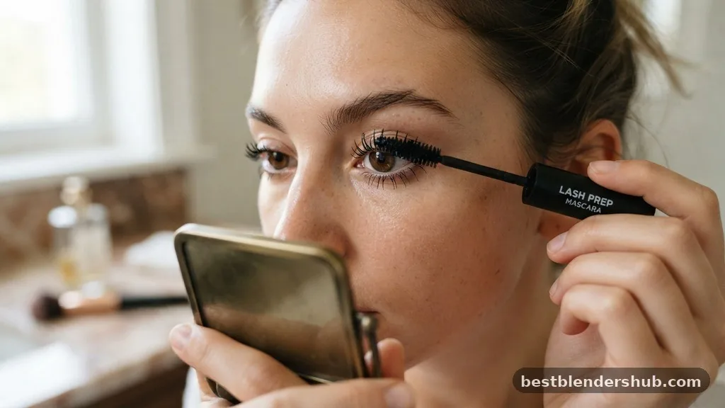 how to put on mascara